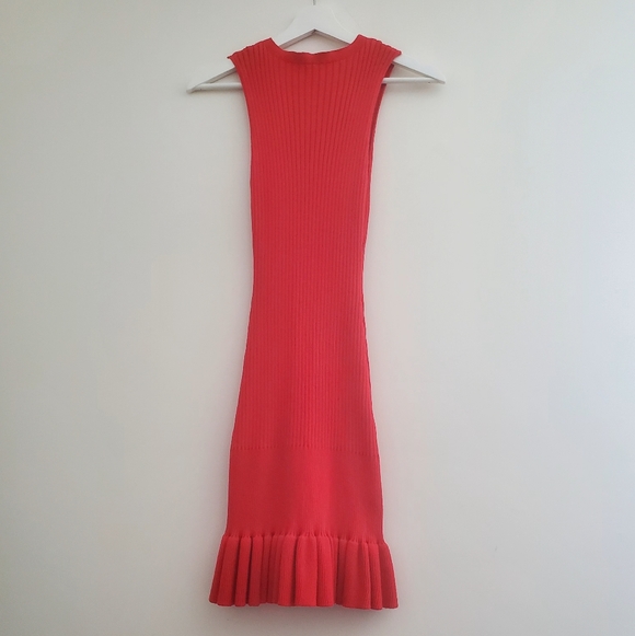 SHEIN Elegant Red Knit Sleeveless Dress - Picture 4 of 7
